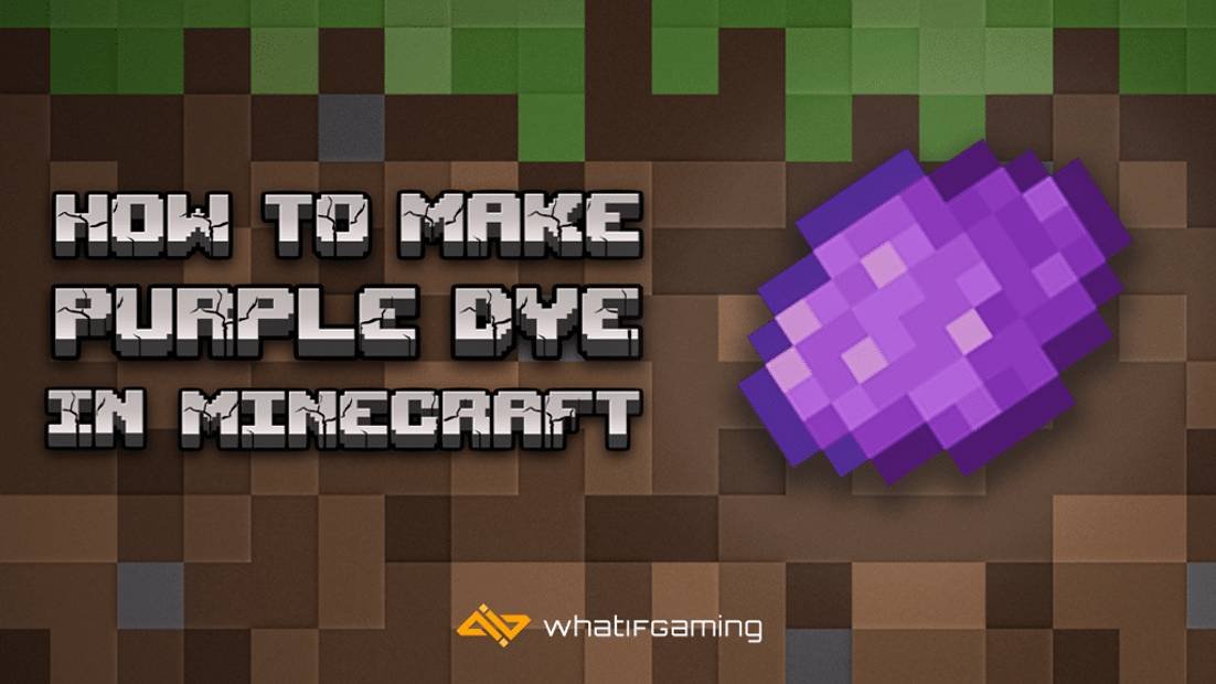 purple dye in minecraft