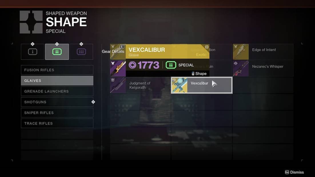 excalibur god roll